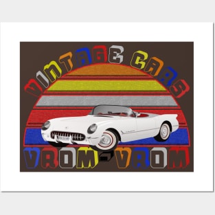 cars vintage cars vrom-vrom Posters and Art